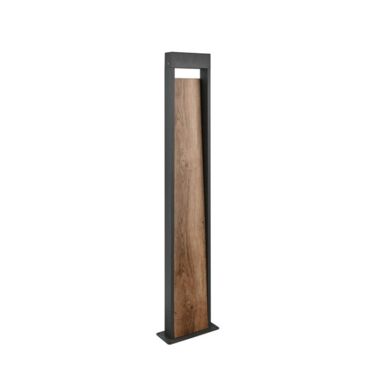 Trio Salmon antracit-natúr LED kültéri állólámpa (TRI-446960135) LED 1 izzós IP44