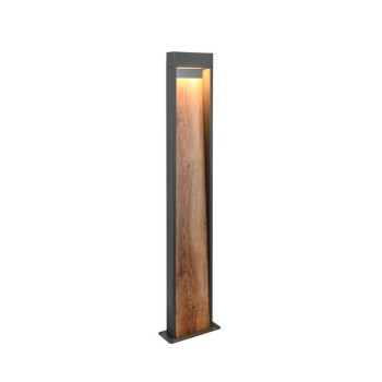 Trio Salmon antracit-natúr LED kültéri állólámpa (TRI-446960135) LED 1 izzós IP44