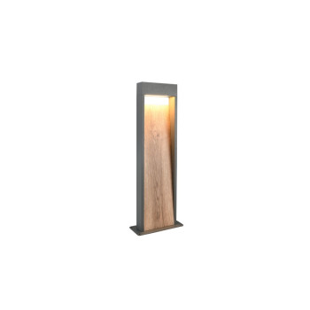 Trio Salmon antracit-natúr LED kültéri állólámpa (TRI-546960135) LED 1 izzós IP44