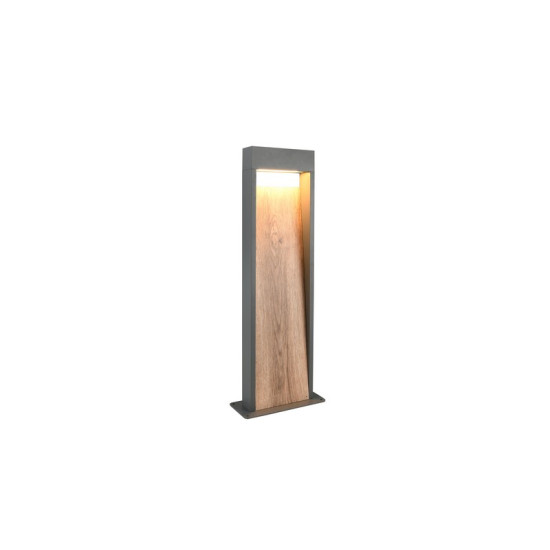 Trio Salmon antracit-natúr LED kültéri állólámpa (TRI-546960135) LED 1 izzós IP44