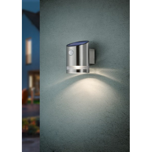 Trio Salta matt nikkel LED kültéri falikar (TRI-R22231107) LED 1 izzós IP44