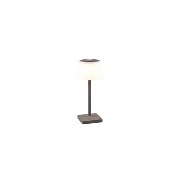 Trio Sanchez antracit-fehér LED kültéri asztali lámpa (TRI-R54126142) LED 1 izzós IP44