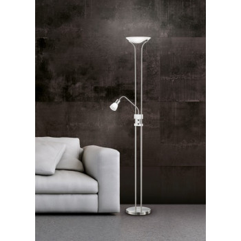 Trio Santo II matt nikkel LED állólámpa (TRI-421910207) LED 2 izzós IP20