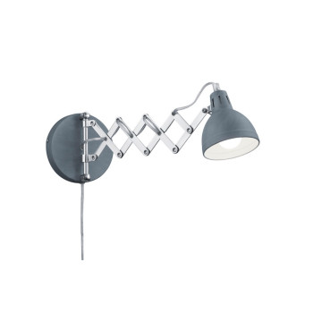 Trio Scissor szürke falikar (TRI-R20321078) E14 1 izzós IP20