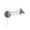 Trio Scissor szürke falikar (TRI-R20321078) E14 1 izzós IP20