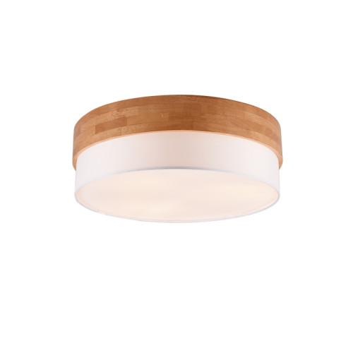 Trio Seasons barna-fehér mennyezeti lámpa (TR-611500301) E27 3 izzós IP20