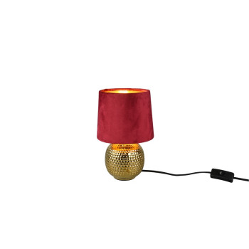 Trio Sophia arany-piros asztali lámpa (TRI-R50821010) E14 1 izzós IP20