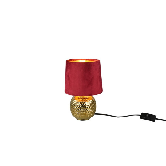 Trio Sophia arany-piros asztali lámpa (TRI-R50821010) E14 1 izzós IP20