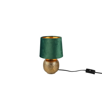 Trio Sophia arany-zöld asztali lámpa (TRI-R50821015) E14 1 izzós IP20