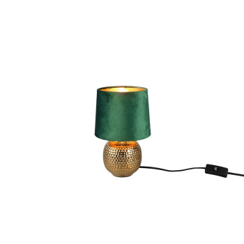 Trio Sophia arany-zöld asztali lámpa (TRI-R50821015) E14 1 izzós IP20