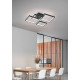 Trio Sorrento fekete-fehér LED mennyezeti lámpa (TRI-627710432) LED 1 izzós IP20