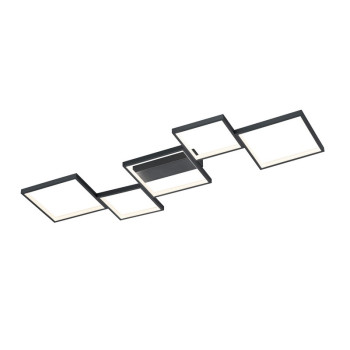Trio Sorrento fekete-fehér LED mennyezeti lámpa (TRI-627710532) LED 1 izzós IP20
