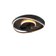 Trio Sortland fekete LED mennyezeti ventilátoros lámpa (TRI-R67393132) LED 1 izzós IP20