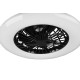 Trio Stralsund fekete LED mennyezeti ventilátoros lámpa (TRI-R62522132) LED 1 izzós IP20