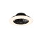 Trio Stralsund fekete LED mennyezeti ventilátoros lámpa (TRI-R62522132) LED 1 izzós IP20