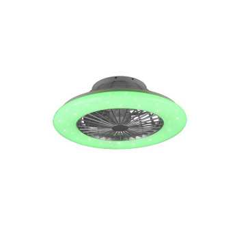Trio Stralsund titán LED mennyezeti ventilátoros lámpa (TRI-R62522987) LED 2 izzós IP20