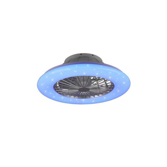 Trio Stralsund titán LED mennyezeti ventilátoros lámpa (TRI-R62522987) LED 2 izzós IP20