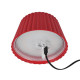 Trio Suarez piros LED kültéri asztali lámpa (TRI-R57706110) LED 1 izzós IP44