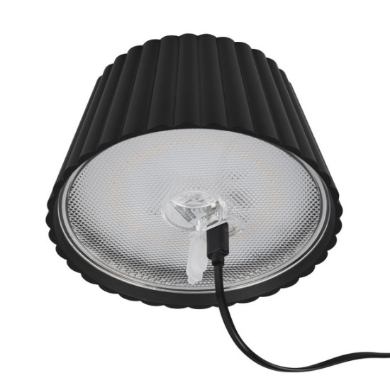 Trio Suarez fekete LED kültéri asztali lámpa (TRI-R57706132) LED 1 izzós IP44