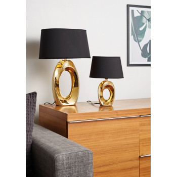 Trio Taba arany-fekete asztali lámpa (TRI-R50511079) E14 1 izzós IP20