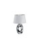 Trio Taba ezüst-fehér asztali lámpa (TRI-R50511089) E14 1 izzós IP20