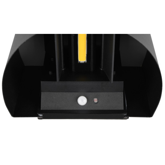 Trio Talent fekete LED kültéri falikar (TRI-R27769132) LED 2 izzós IP44