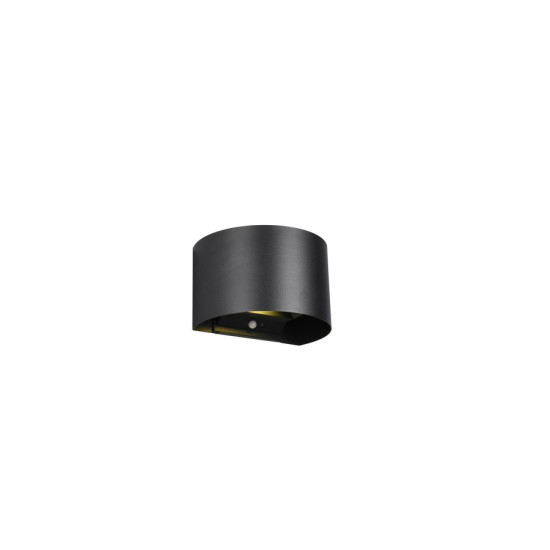 Trio Talent fekete LED kültéri falikar (TRI-R27769132) LED 2 izzós IP44