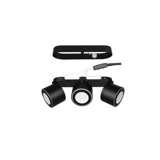 Trio Taurus fekete LED mennyezeti spotlámpa (TRI-652910332) LED 6 izzós IP20