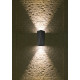 Trio Tay antracit LED kültéri falikar (TRI-226560242) LED 2 izzós IP65