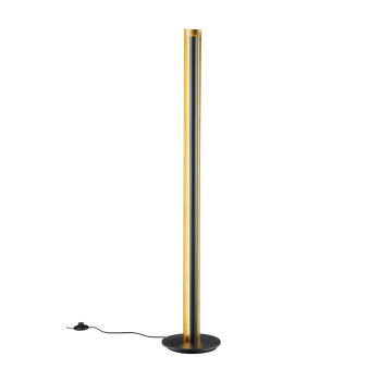 Trio Texel fekete-arany LED állólámpa (TRI-474410179) LED 1 izzós IP20