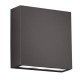 Trio Thames anracit-fehér LED kültéri falikar (TRI-229360242) LED 2 izzós IP54