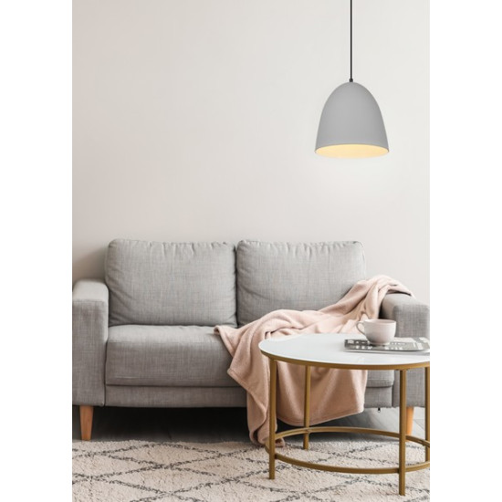 Trio Tilda szürke függesztett lámpa (TRI-R30661011) E27 1 izzós IP20