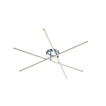 Trio Tiriac matt nikkel LED mennyezeti lámpa (TRI-671610307) LED 1 izzós IP20