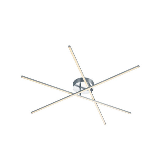 Trio Tiriac matt nikkel LED mennyezeti lámpa (TRI-671610307) LED 1 izzós IP20
