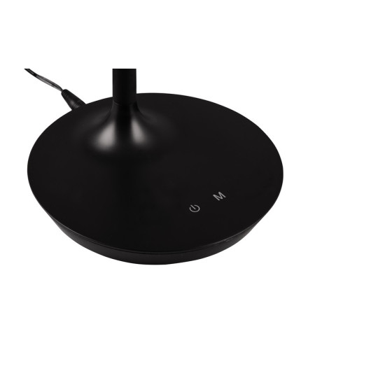 Trio Toro fekete LED asztali lámpa (TRI-R57641102) LED 1 izzós IP20