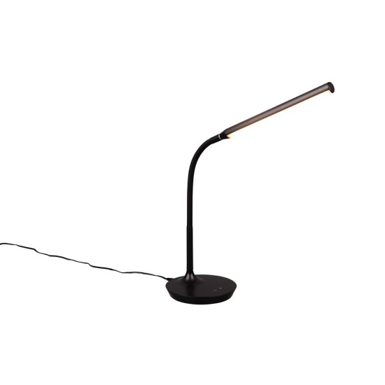 Trio Toro fekete LED asztali lámpa (TRI-R57641102) LED 1 izzós IP20