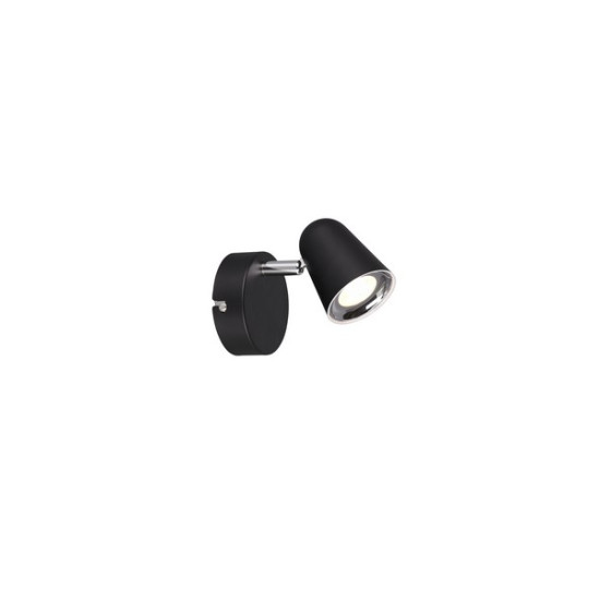 Trio Toulouse fekete LED fali spotlámpa (TRI-R82121132) LED 1 izzós IP20