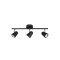 Trio Toulouse fekete LED mennyezeti spotlámpa (TRI-R82123132) LED 3 izzós IP20