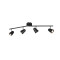 Trio Toulouse fekete LED mennyezeti spotlámpa (TRI-R82124132) LED 4 izzós IP20