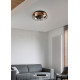 Trio Trondheim fekete-natúr mennyezeti ventilátoros lámpa (TRI-R61105032) E27 4 izzós IP20