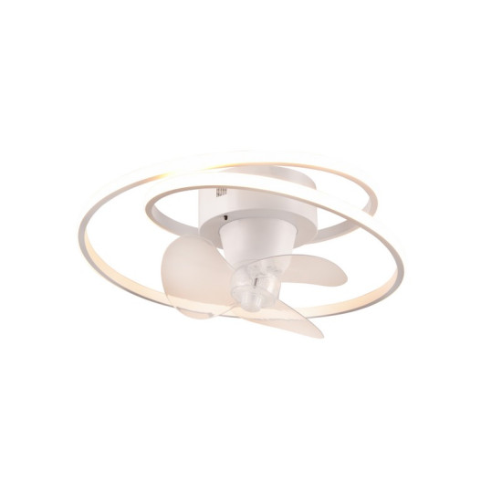 Trio Umea fehér LED mennyezeti ventilátoros lámpa (TRI-R67252131) LED 1 izzós IP20