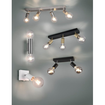 Trio Vannes fekete mennyezeti spotlámpa (TRI-R80182032) E27 2 izzós IP20