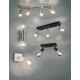 Trio Vannes fekete mennyezeti spotlámpa (TRI-R80182032) E27 2 izzós IP20