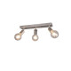 Trio Vannes matt-nikkel mennyezeti spotlámpa (TRI-R80183007) E27 3 izzós IP20