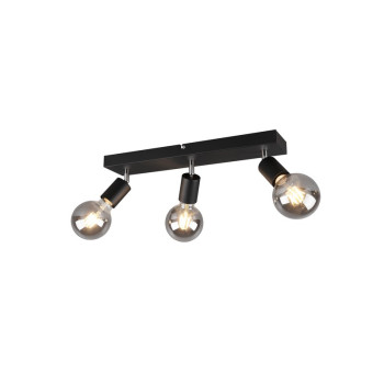Trio Vannes fekete mennyezeti spotlámpa (TRI-R80183032) E27 3 izzós IP20
