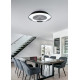 Trio Varberg fekete LED mennyezeti ventilátoros lámpa (TRI-R67292102) LED 1 izzós IP20