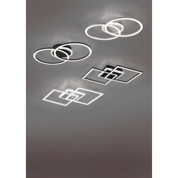 Trio Venida fekete LED mennyezeti lámpa (TRI-R62783132) LED 1 izzós IP20