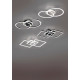 Trio Venida fekete LED mennyezeti lámpa (TRI-R62783132) LED 1 izzós IP20