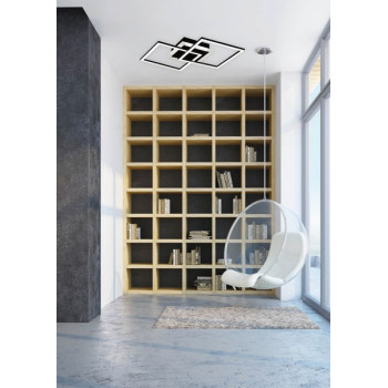 Trio Venida fekete LED mennyezeti lámpa (TRI-R62793132) LED 1 izzós IP20