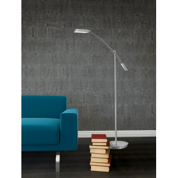 Trio Verona matt nikkel LED állólámpa (TRI-420810107) LED 1 izzós IP20